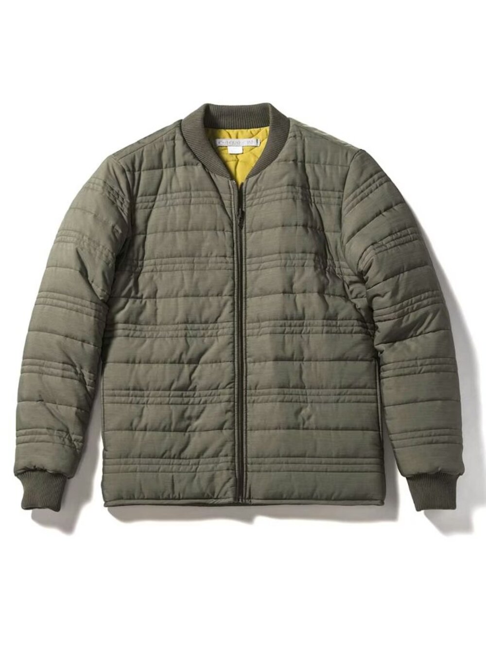 OUTERKNOWN Evolution Bomber Olive x Yellow with Surf Ranch patch Size XL